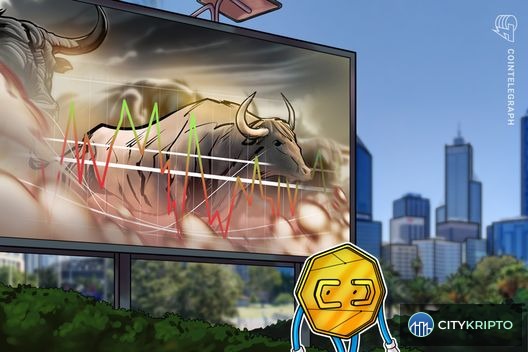 График роста Bitcoin с институциональными инвесторами на фоне