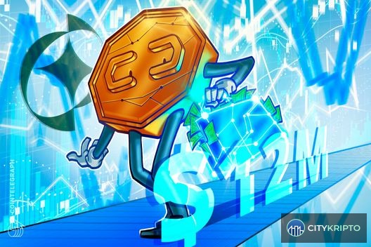 Логотип Paxos Labs и график роста инвестиций в криптовалютные инструменты yield и кредитования