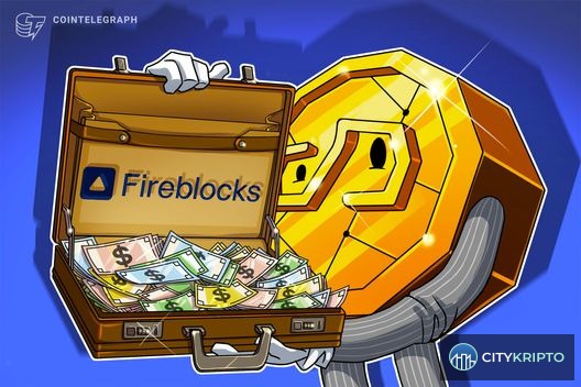 Логотип Fireblocks и график доходности стейблкоинов