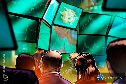 График роста Bitcoin выше $76 000 на фоне геополитических новостей
