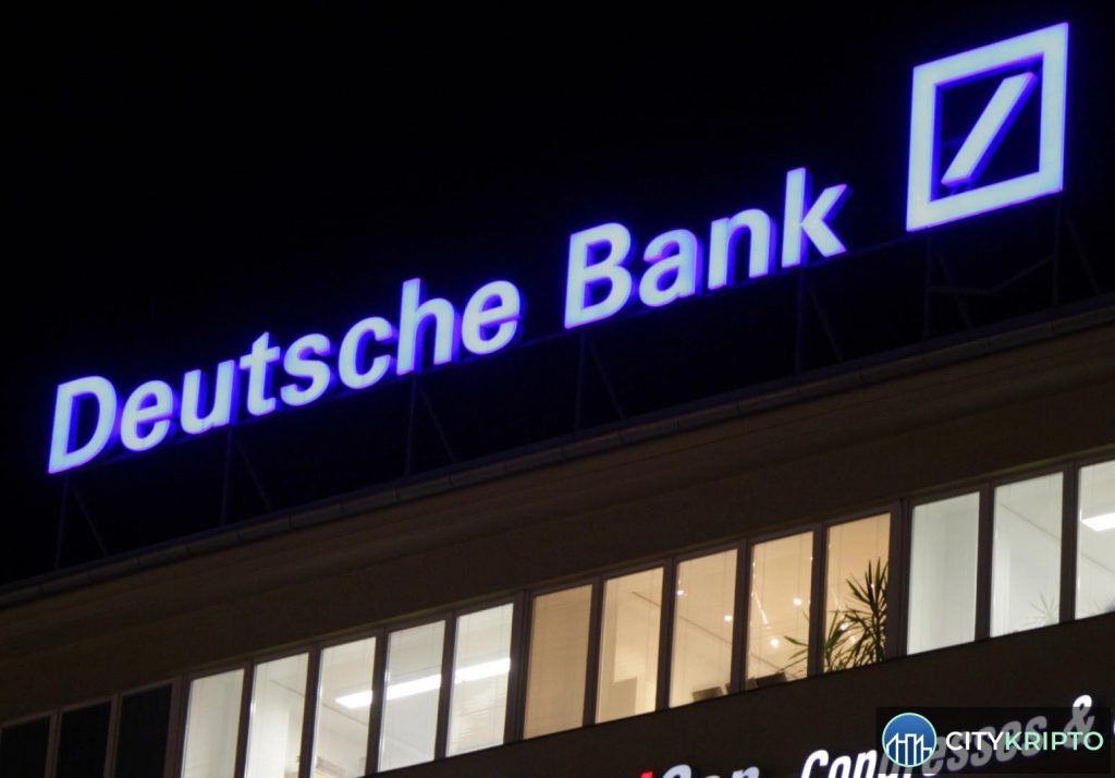 График роста криптоадаптации в США с акцентом на Bitcoin по данным Deutsche Bank