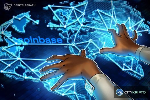 Логотипы Nium и Coinbase с символами USDC и глобальных платежей