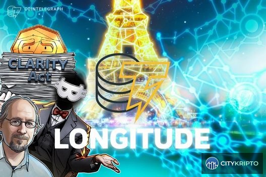 Адам Бэк выступает на мероприятии LONGITUDE в Париже, обсуждая крипторегуляцию и слухи о Satoshi Nakamoto