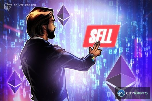 График цены Ethereum с медвежьим паттерном и логотип Фонда Ethereum