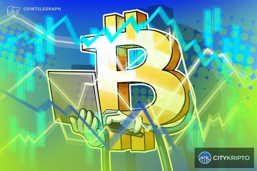 График роста биткоина к отметке 79 000 долларов