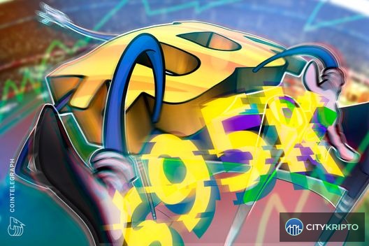 График цены биткоина с ростом до $95 000