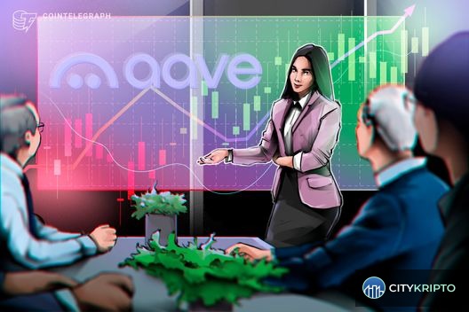 График восстановления Aave после ликвидации позиций хакера Kelp DAO