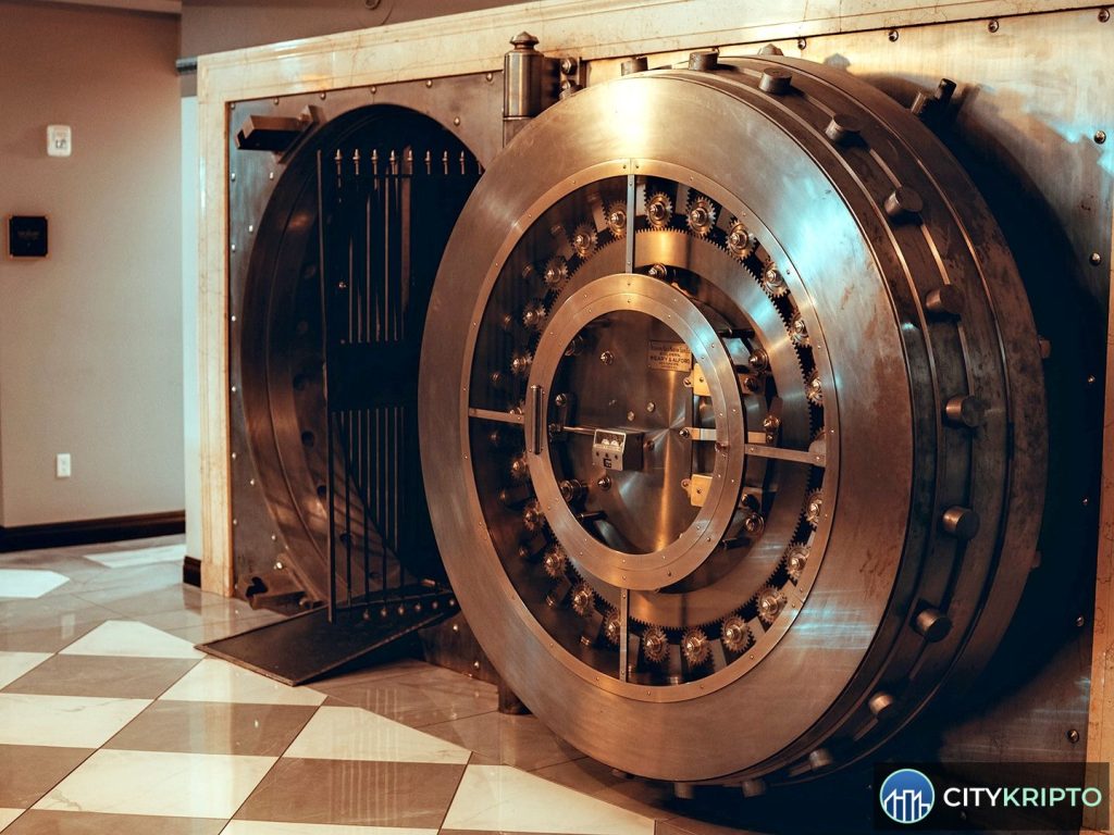 Логотип Arbitrum и Ethereum на фоне графиков криптовалют
