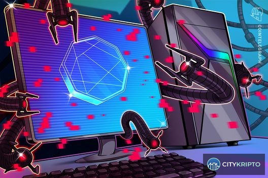 Сервер Linux с символами Bitcoin и замком безопасности на фоне кода