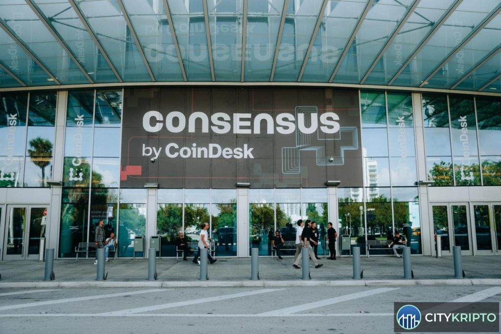 Конференция Consensus Miami с обсуждением состояния криптовалют и регулирования