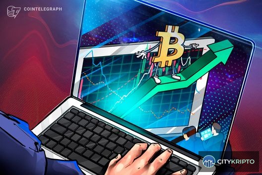Bitcoin price chart showing funding rates turning positive and potential rally to $85,000