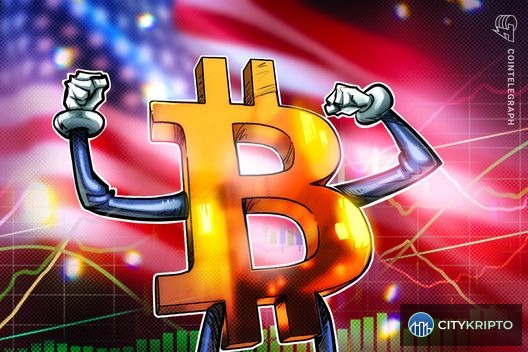 График биткоина на фоне новостей об инфляции CPI в США