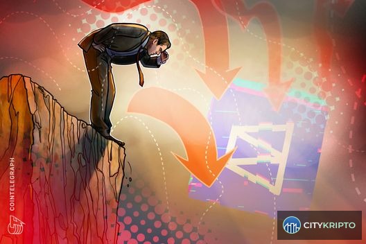 График снижения объема торгов Polymarket на фоне роста конкуренции и интереса к Bitcoin и USDT