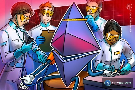 График цены Ethereum с указанием уровня поддержки $1,700