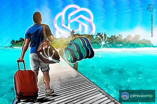 Логотип OpenAI и флаг Мальты на фоне цифровых технологий