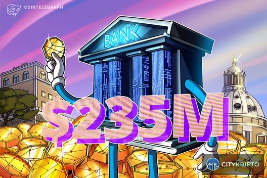График роста криптоактивов Intesa Sanpaolo до $235 млн в Q1 2026