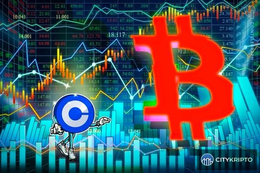 График Bitcoin с падением ключевой метрики до минимума за 6 недель