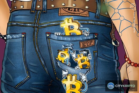 График оттока средств из спотовых биткоин-ETF за девять дней