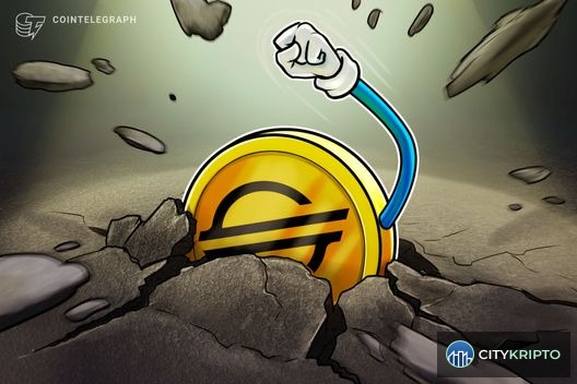 График роста курса Stellar XLM на фоне новости о партнерстве с DTCC