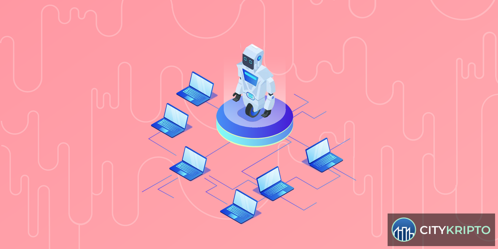 Иллюстрация AI prompt injection атаки: хакер вводит вредоносный промпт в чат-бота