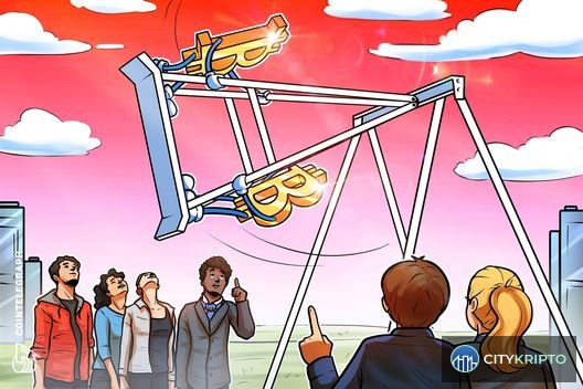 График биткоина с падением ниже $70 000 и индикатором страха и жадности