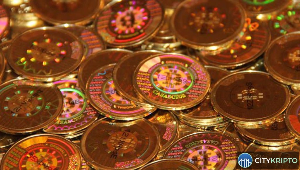 Физический биткоин S1-COIN-25 с защитной голограммой