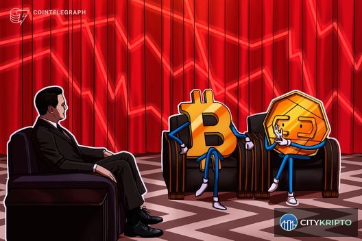 График падения Bitcoin до $65 000 с указанием объема ликвидаций