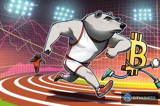 График Bitcoin с 200-недельной линией тренда и RSI на минимуме
