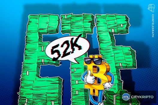 График продаж биткоин-ETF профессиональными инвесторами в первом квартале 2024 года