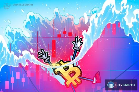 Bitcoin price chart showing oversold RSI and potential rebound to $70K