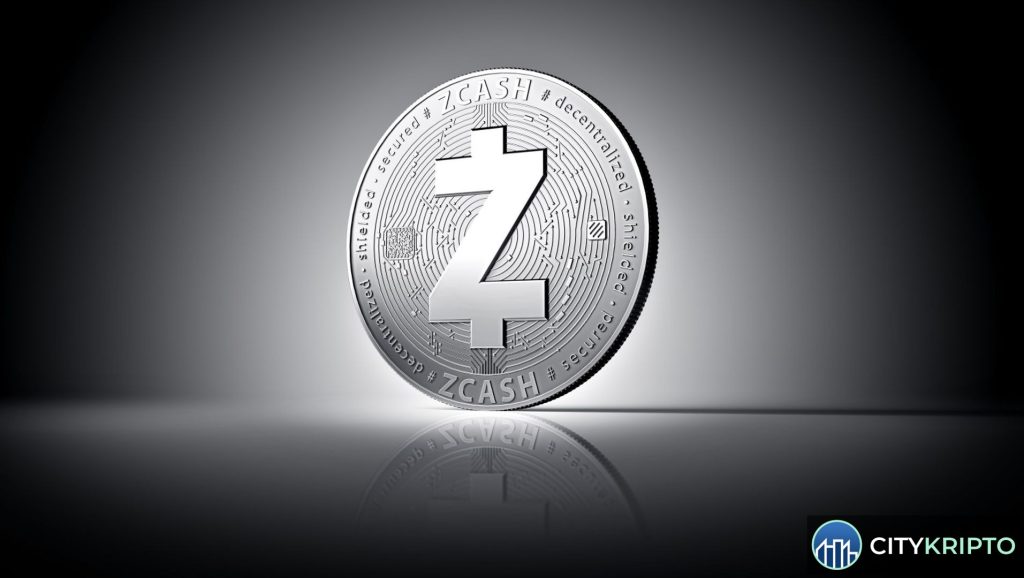 График курса Zcash с ростом на 45% на фоне новостей об апгрейде Ironwood