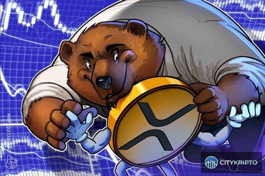 График XRP с уровнем поддержки $0,65 и падением транзакций