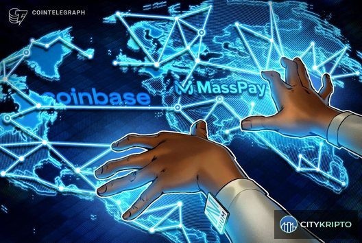 MassPay и Coinbase партнерство для выплат в USDC