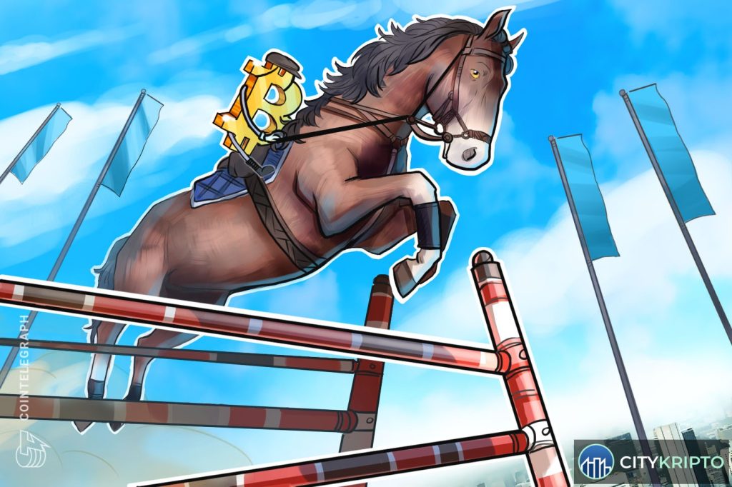 График рыночной капитализации Bitcoin с прогнозом восстановления в топ-5 активов к 2036 году