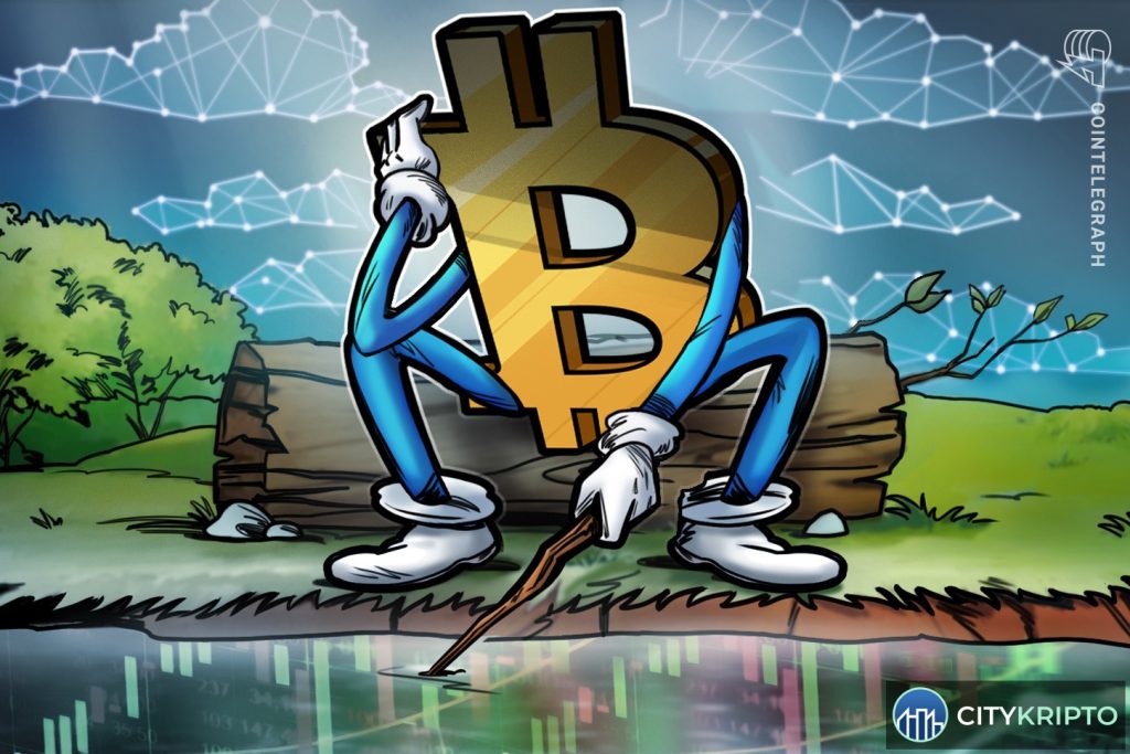 График биткоина с отметкой $50 000 и прогнозом макро-дна в Q3