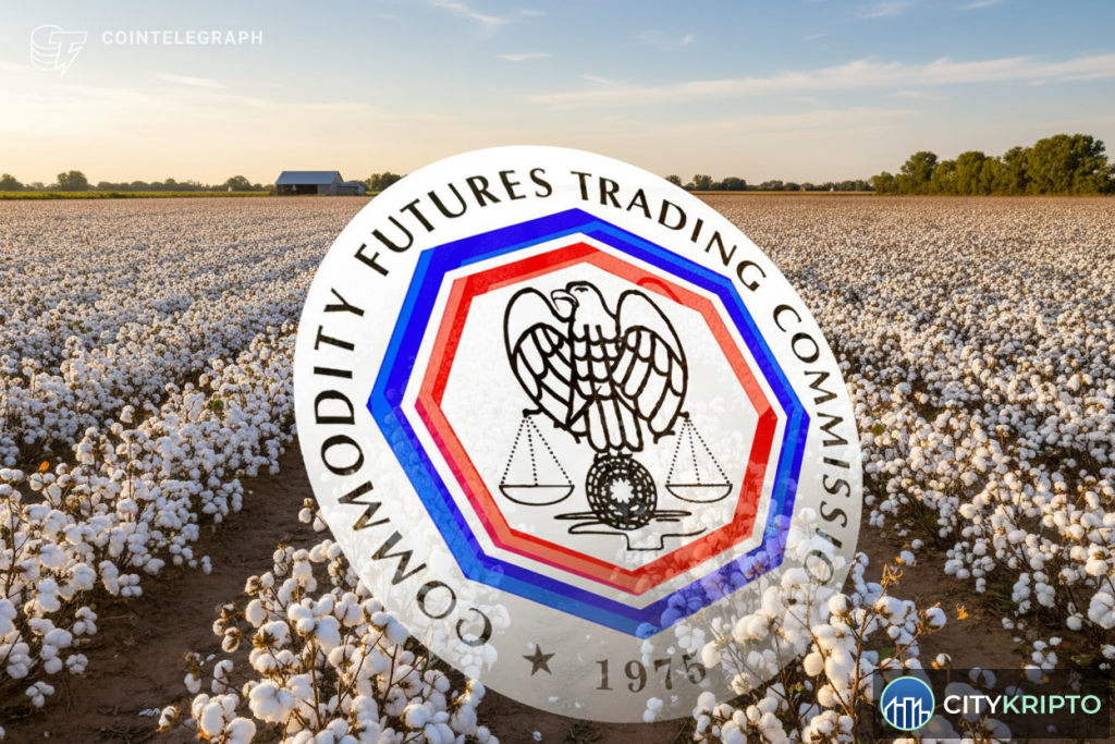 CFTC building with Bitcoin symbol overlay representing crypto regulation