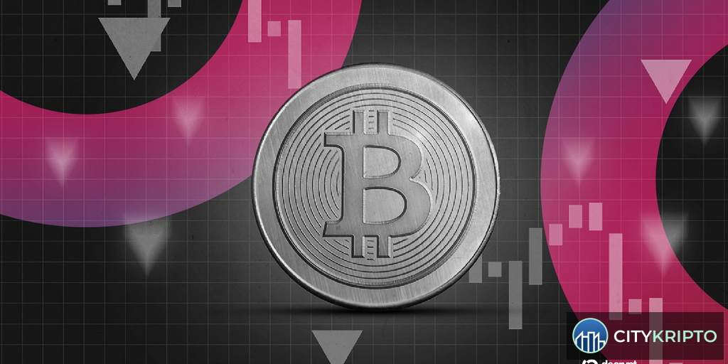 График курса биткоина с падением до $59 400 на фоне оттока из ETF и истечения опционов