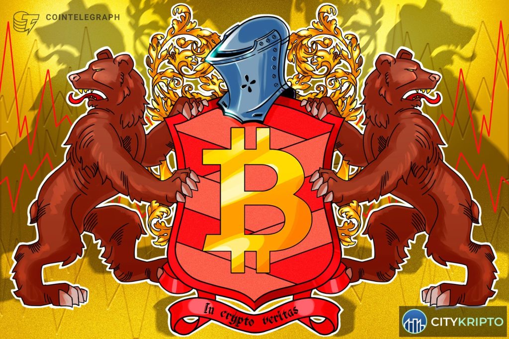График биткоина ниже 60 000 долларов на фоне падения технологических акций