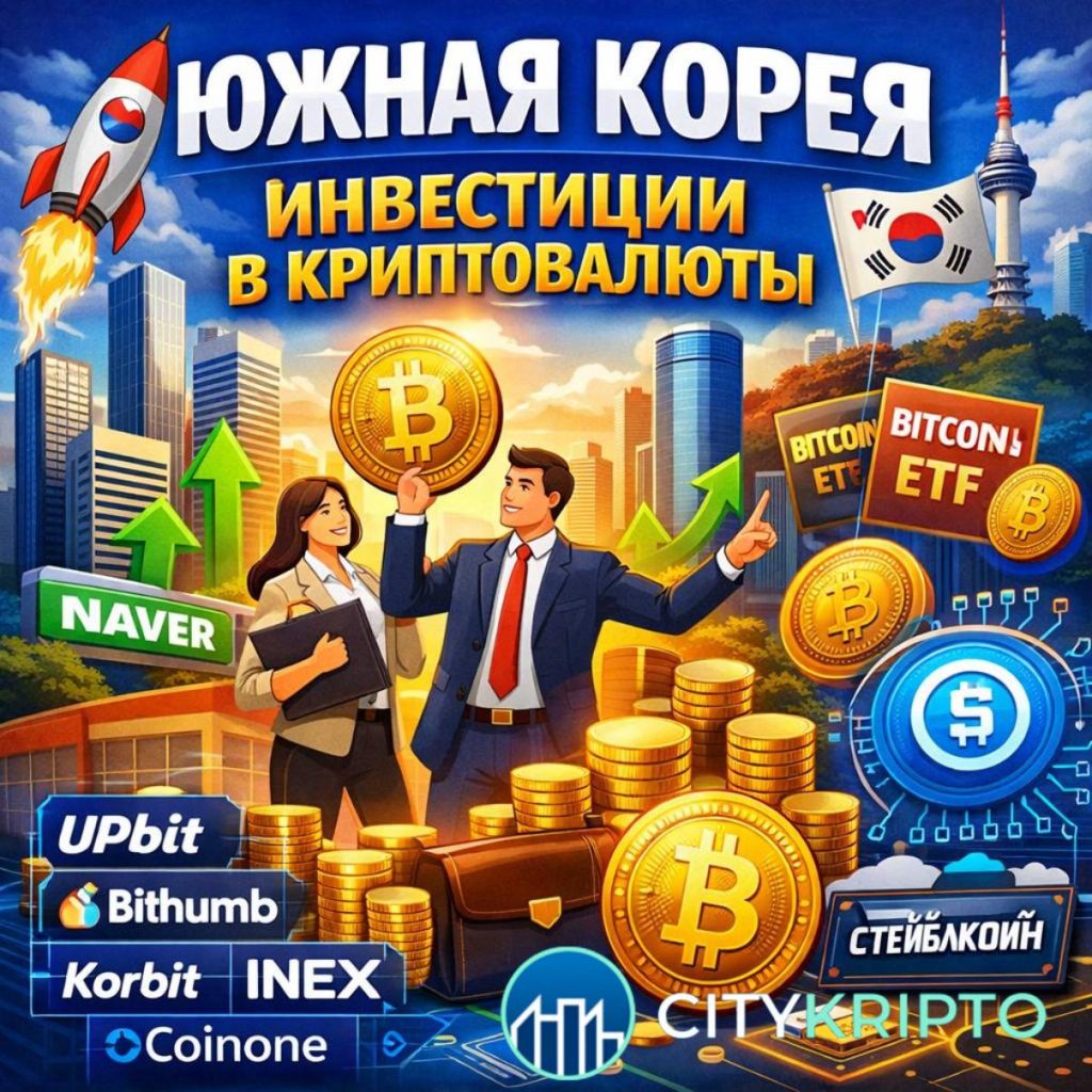 Южная Корея открывает крипторынок для корпораций
