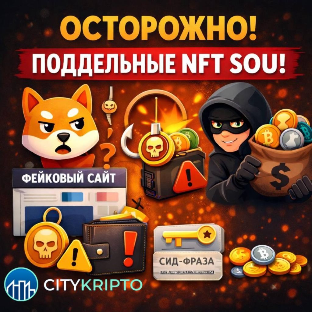 Осторожно, поддельные NFT SOU: мошенники используют тему компенсаций для кражи средств