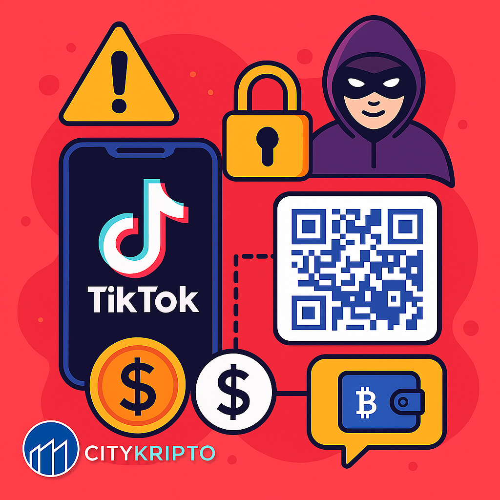 TikTok стал новым плацдармом для кражи криптовалют: выявлена опасная схема с использованием программы FraudOnTok
